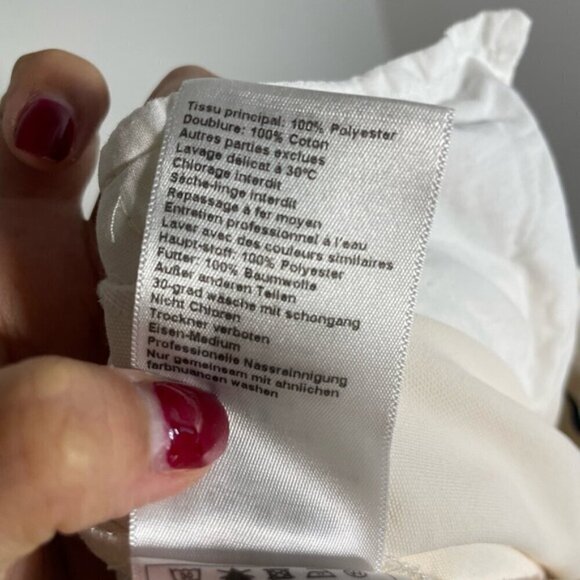 Ba&sh White High Waist Lady Dress Pants size 0 - Picture 10 of 10